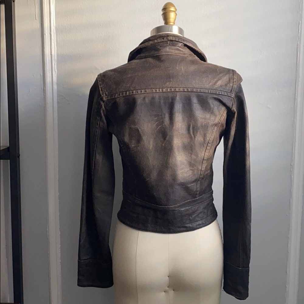 NWOT Miss Sixty Genuine Leather Jacket - Picture 11 of 14